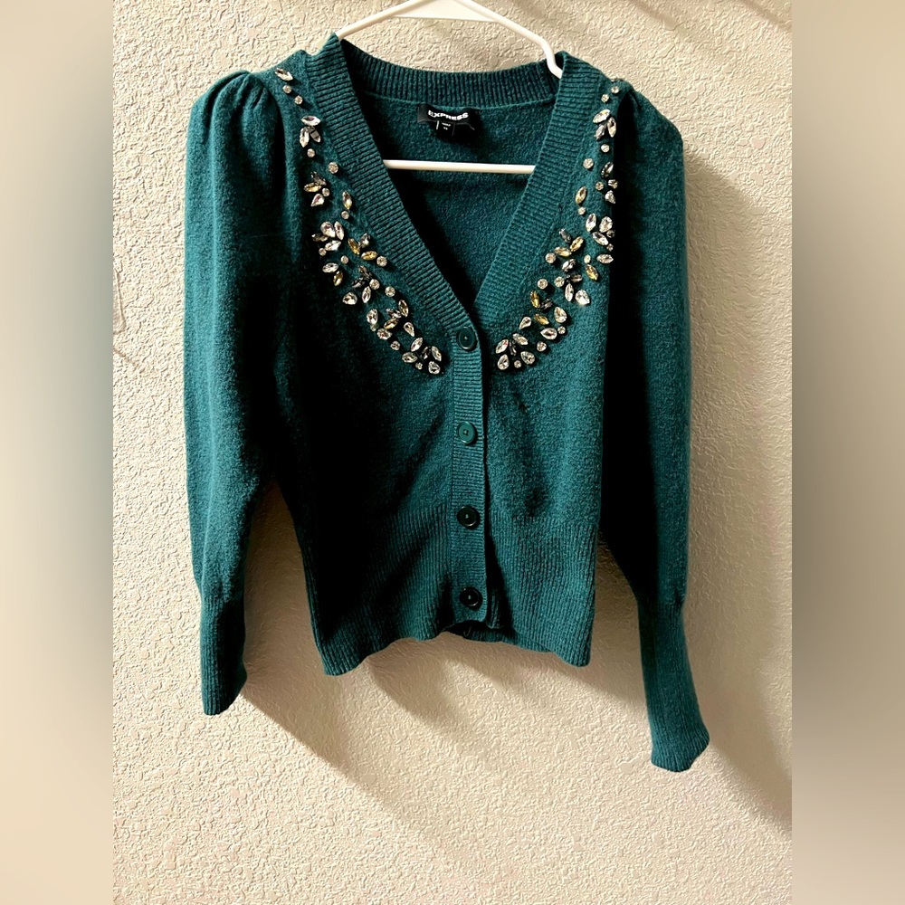 Bejeweled cardigan